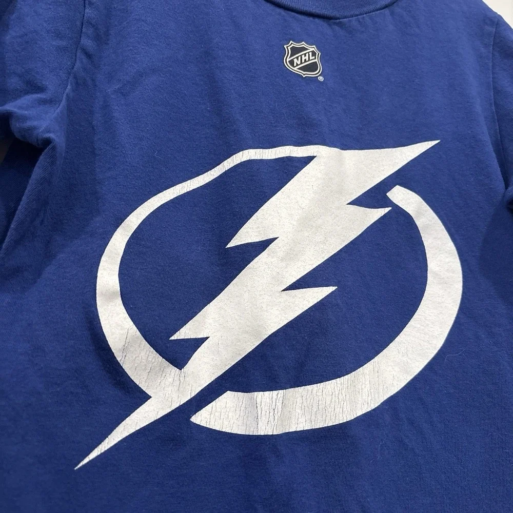 Steven‎ Stamkos Tampa Bay Lightning Autograph Hockey NHL Youth Kids L Shirt 91